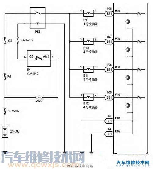 为什么喷油器插头拔下后测量喷油信号端(去ecu搭铁端)