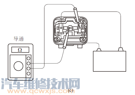 用万用表检测电动燃油泵继电器好坏的方法 用万用表检测电动燃油泵继电器好坏的方法