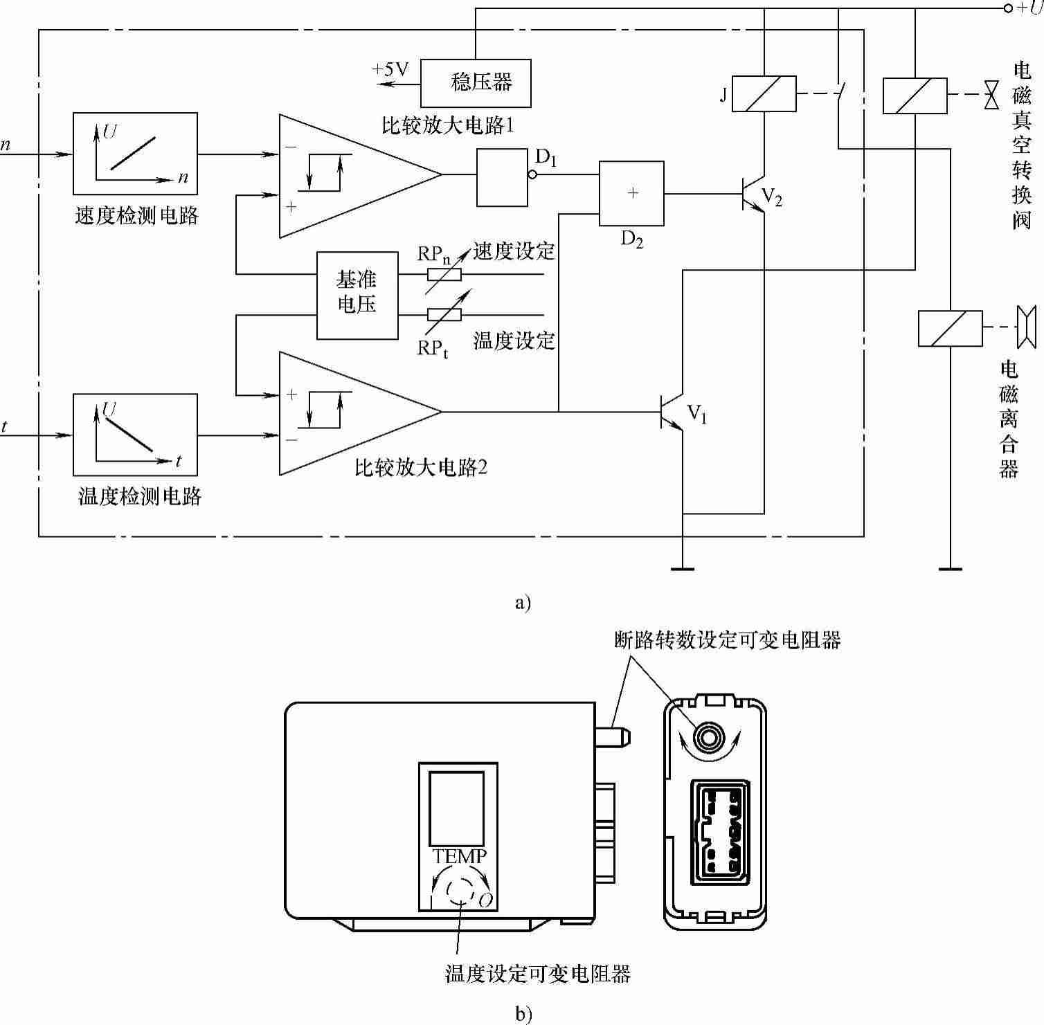 夏利空调放大器的蒸发器温度检测及比较电路的工作原理